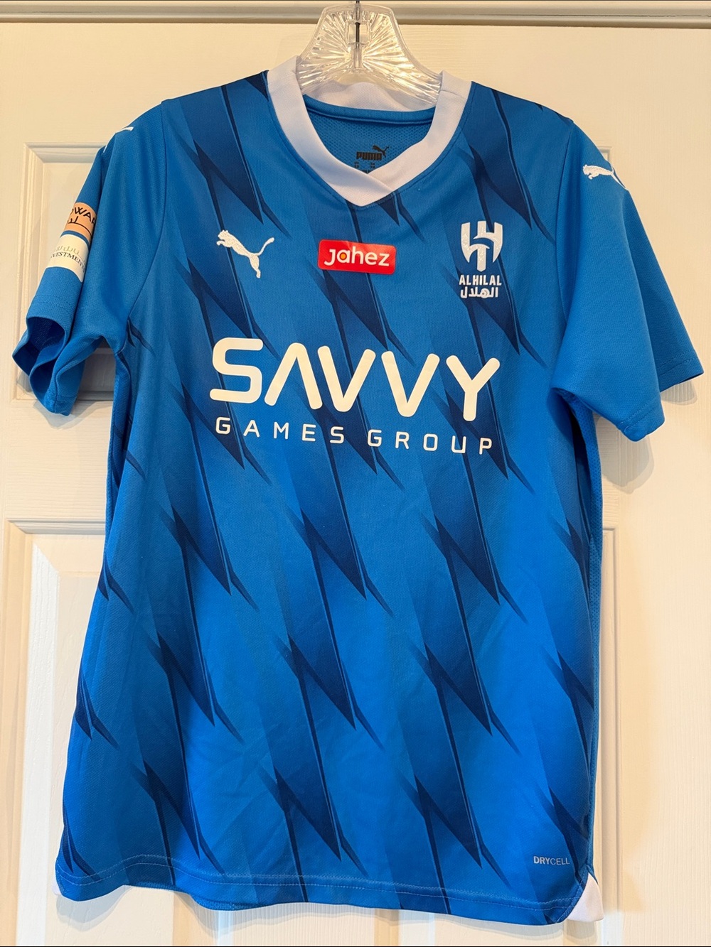 Puma Al Hilal Blue Home Shirt with White Logos